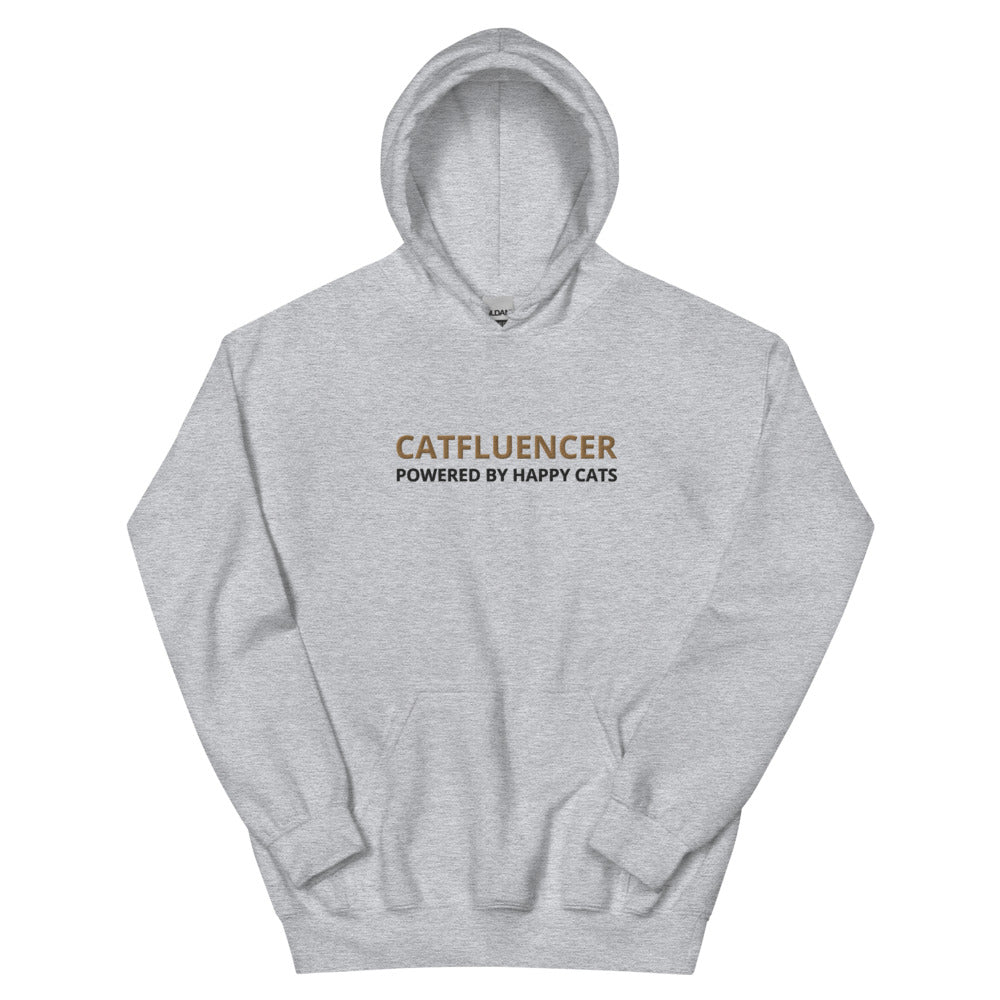 Airy Catfluencer Hoodie with embroidered logo