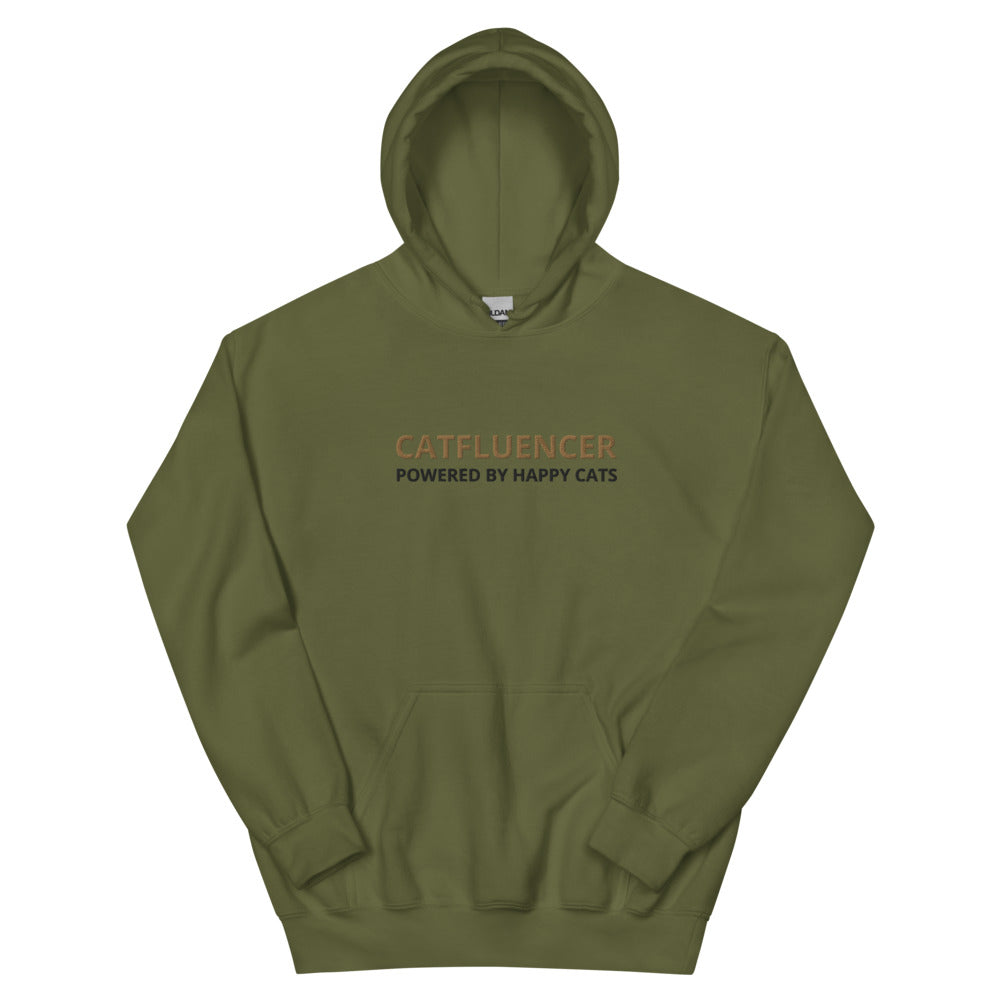 Airy Catfluencer Hoodie with embroidered logo
